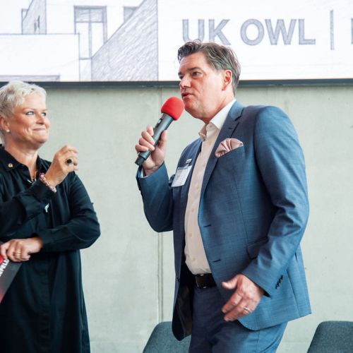 Bild NIZ Eröffnung Bettina Wittemeier mit Michael Ackermann