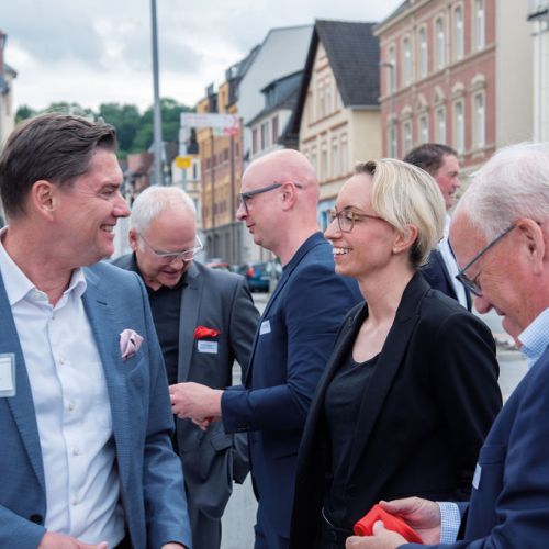 Bild NIZ Eröffnung Christiana Bauer und Michael Ackermann
