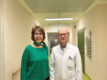 Elke G. mit Dr. med. Lars-Uwe Scholtz
